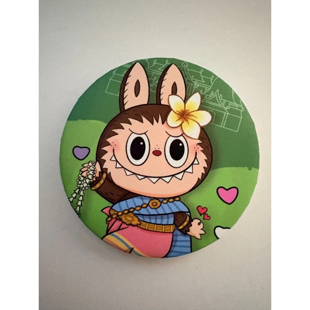 Yellow MONSTER Cosmetic‎ Compact Mirror - NWOT